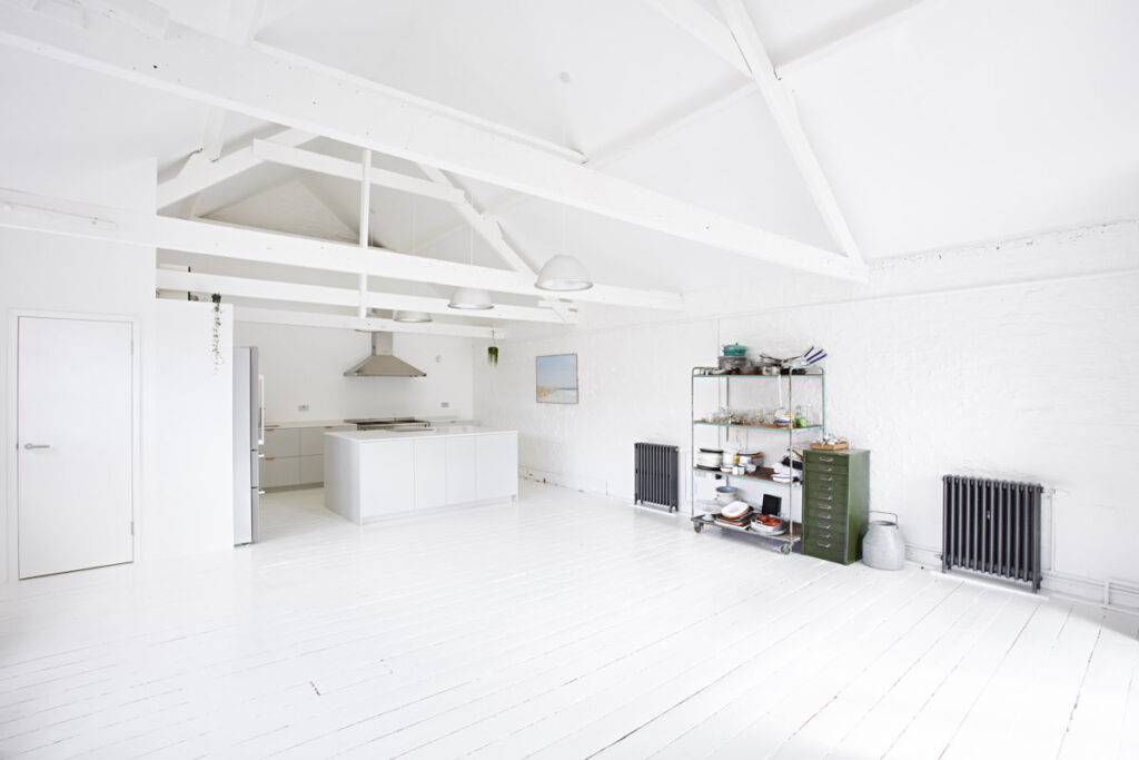 a large room