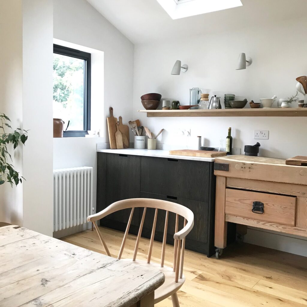 a dining room table