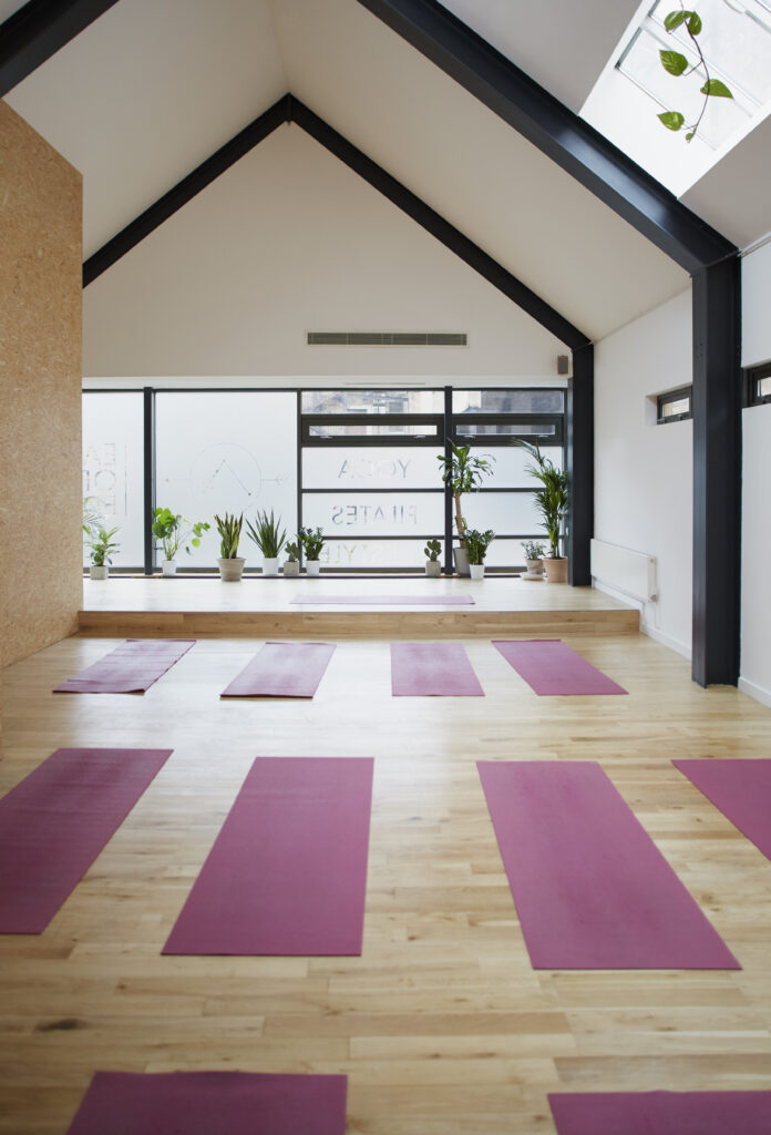 a room with a wooden floor
