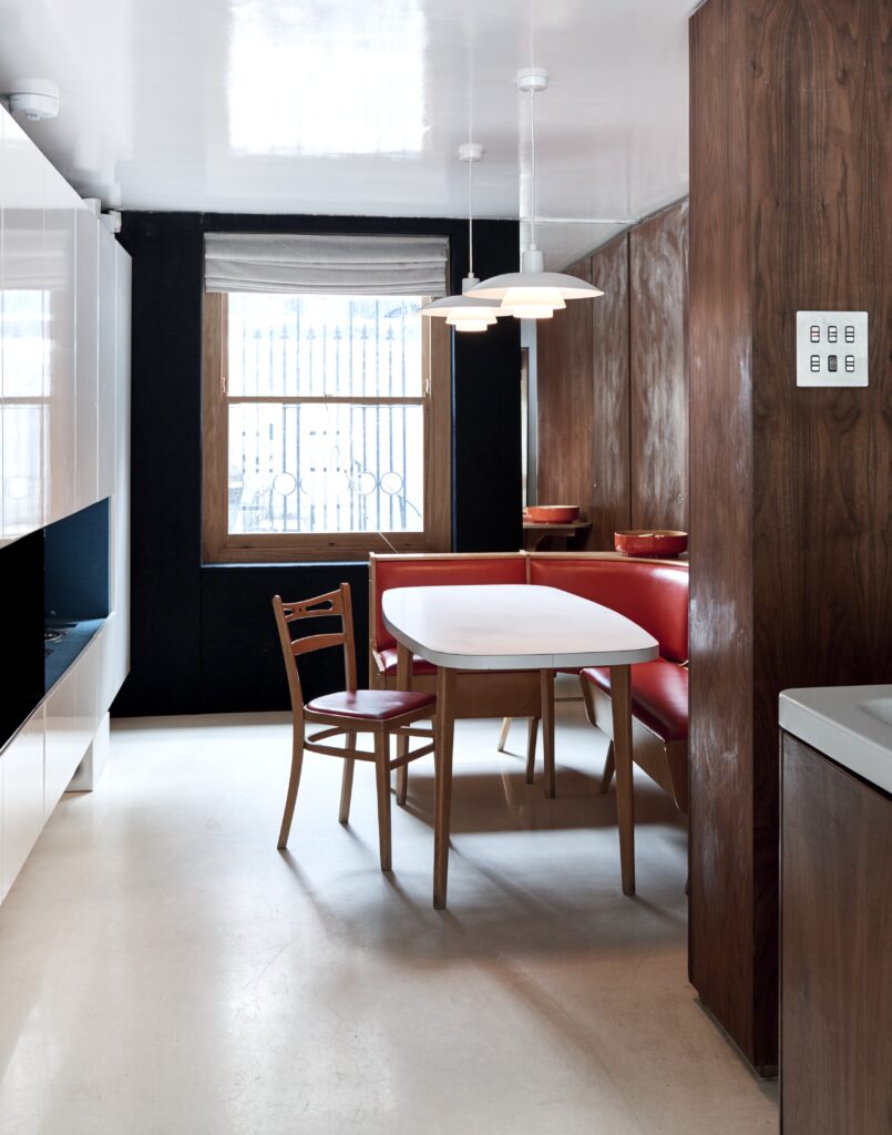 a dining room table