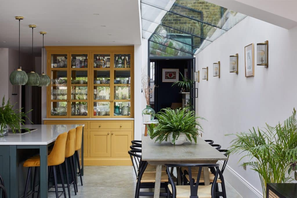 a dining room table