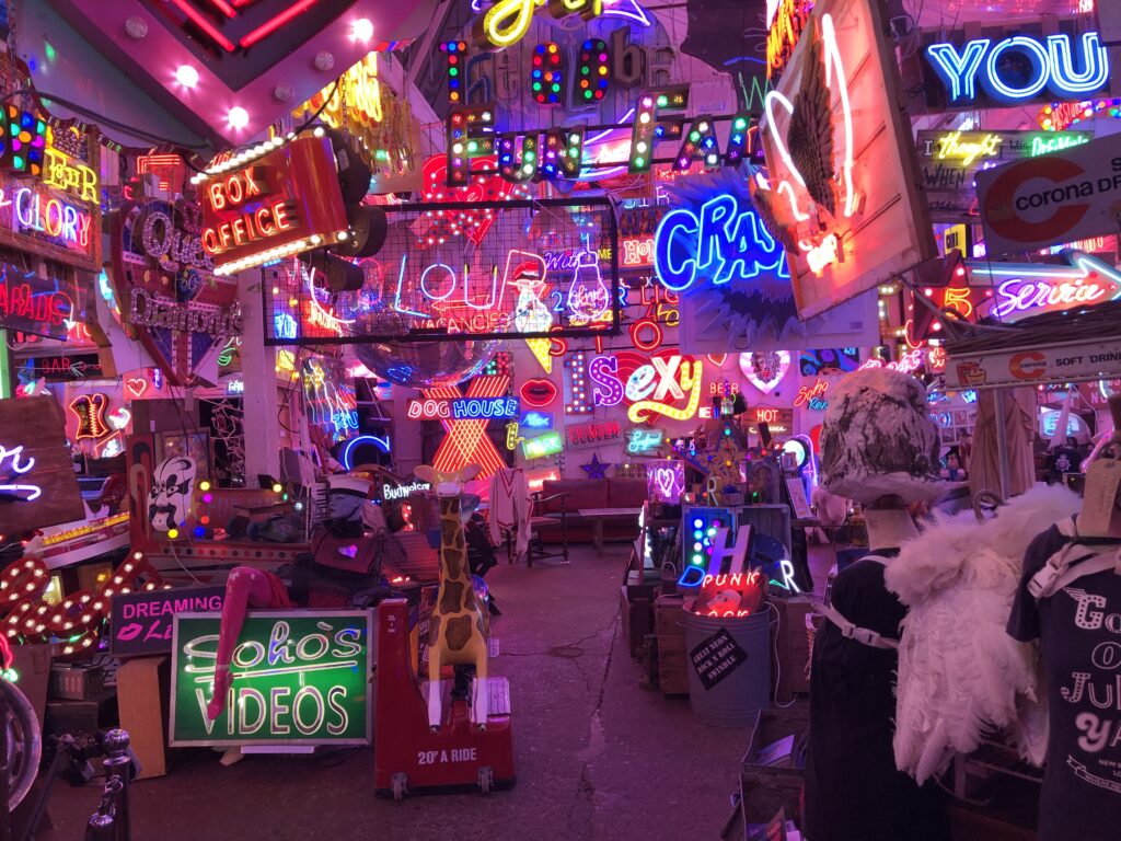 a crowded city street