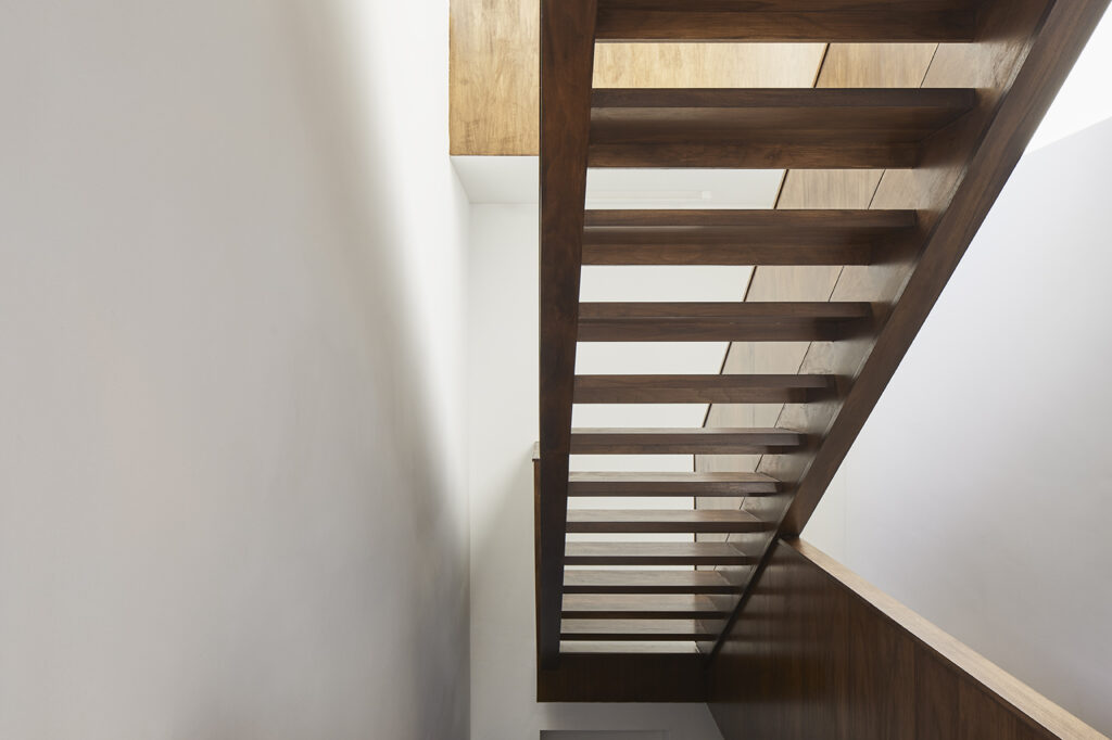 a view of the inside of a building