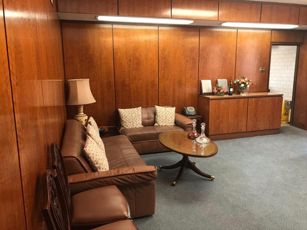 a room full of furniture