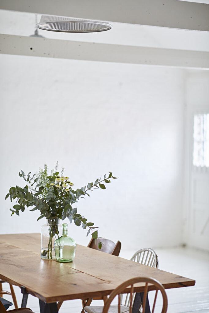 a dining room table