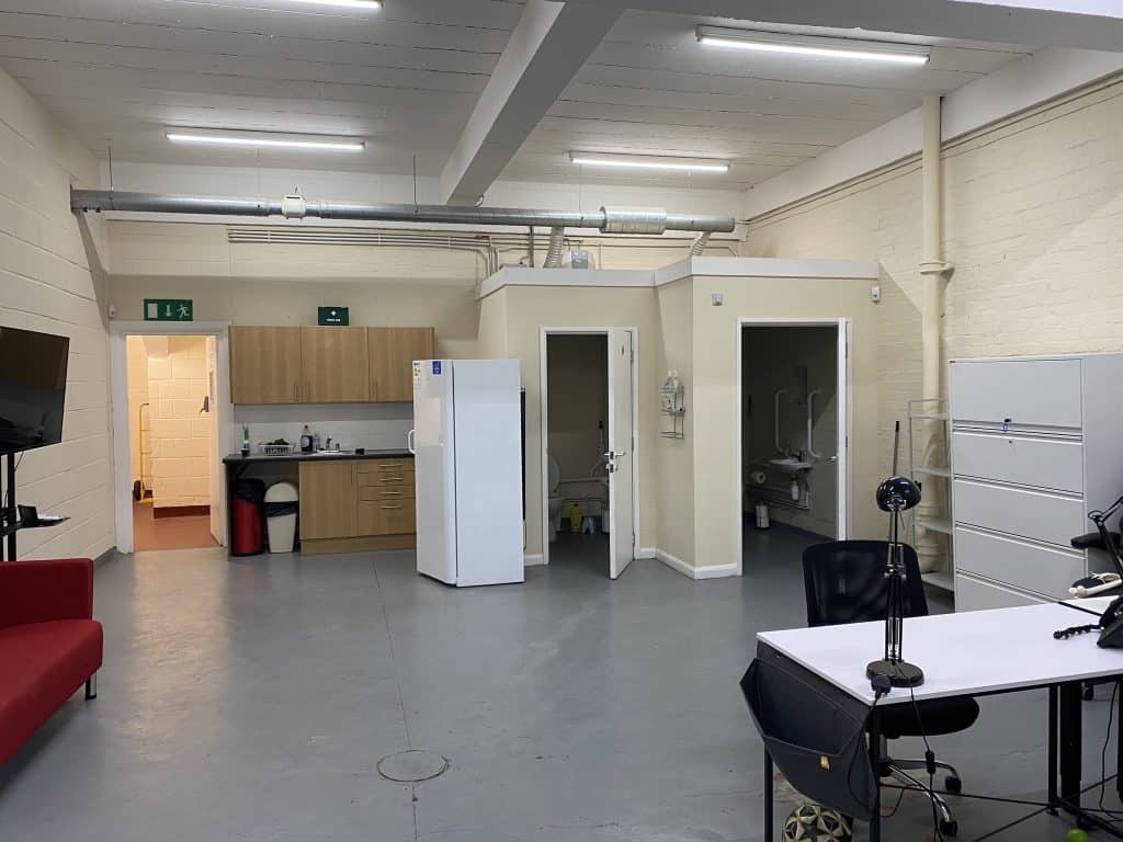 a large room