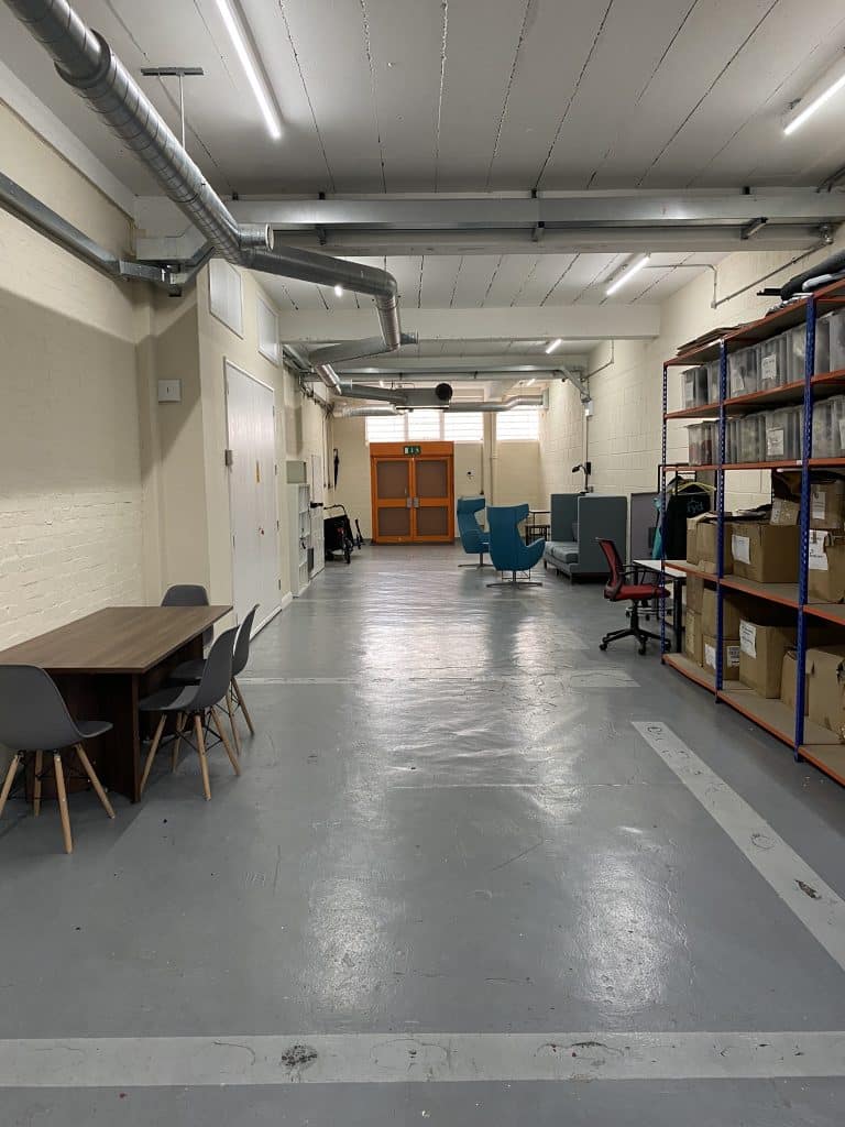 a large room