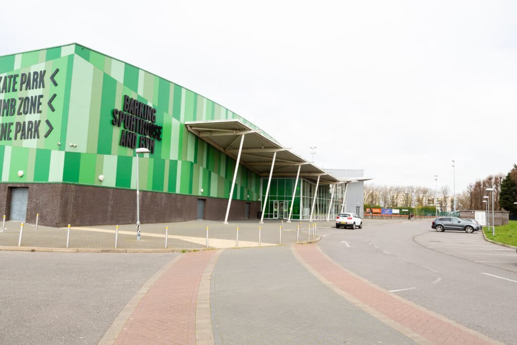 a sign on the side of a road