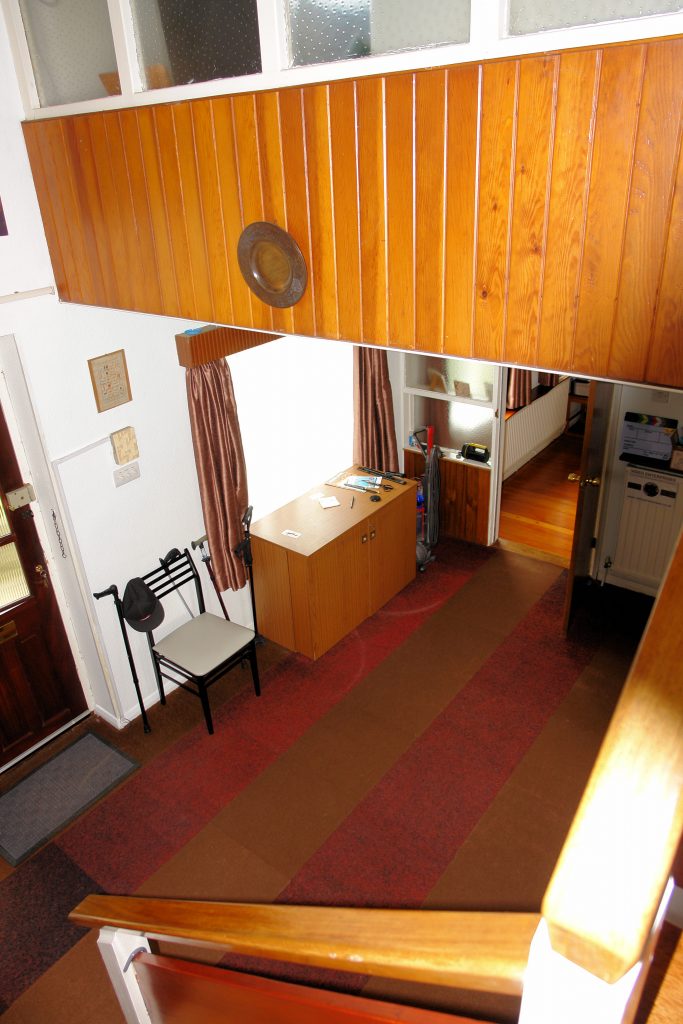 a room with a wooden floor