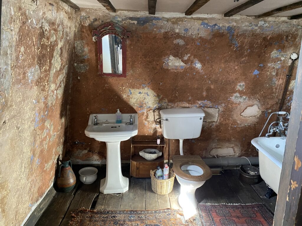a dirty old room