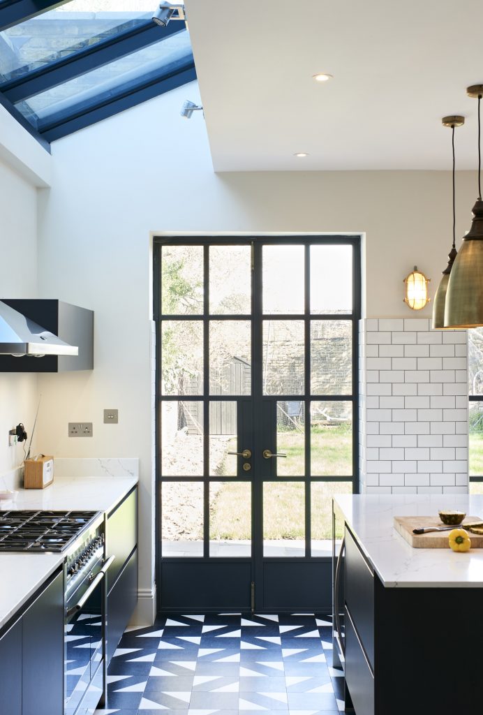 a view of a kitchen