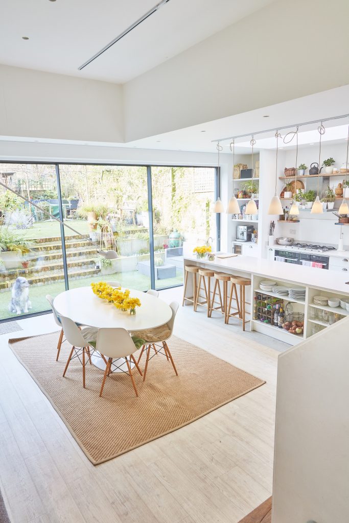 a dining room table