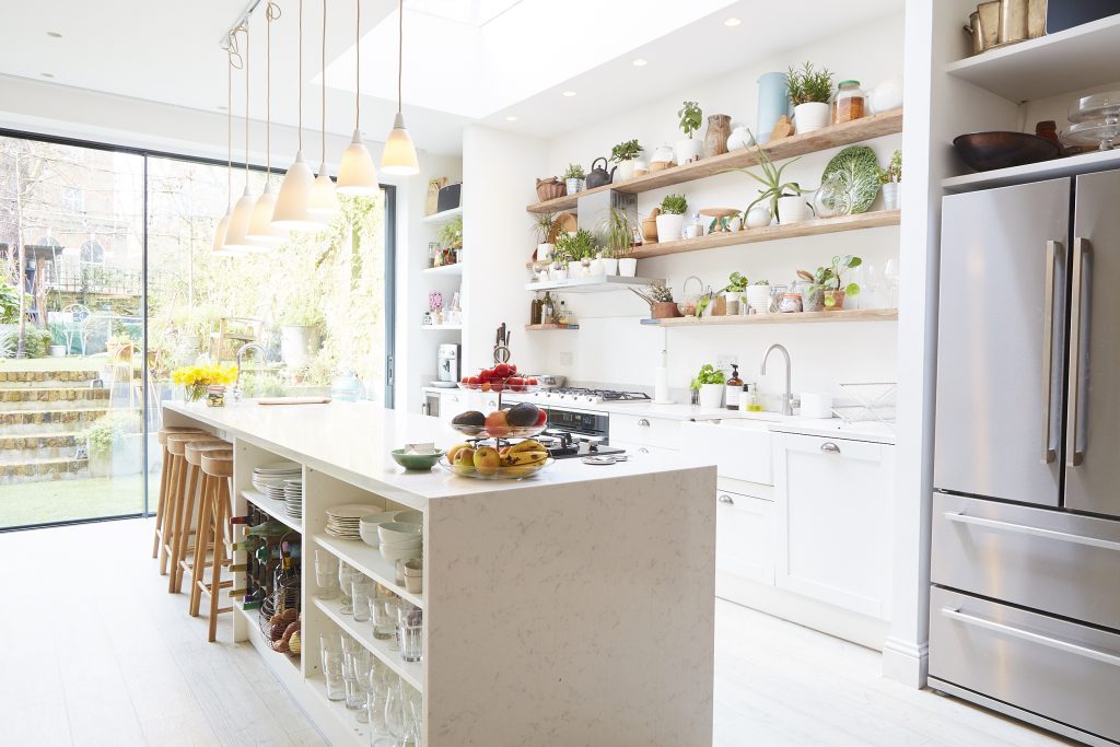 a kitchen counter