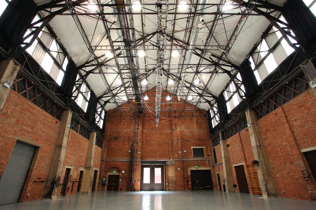 a large brick building