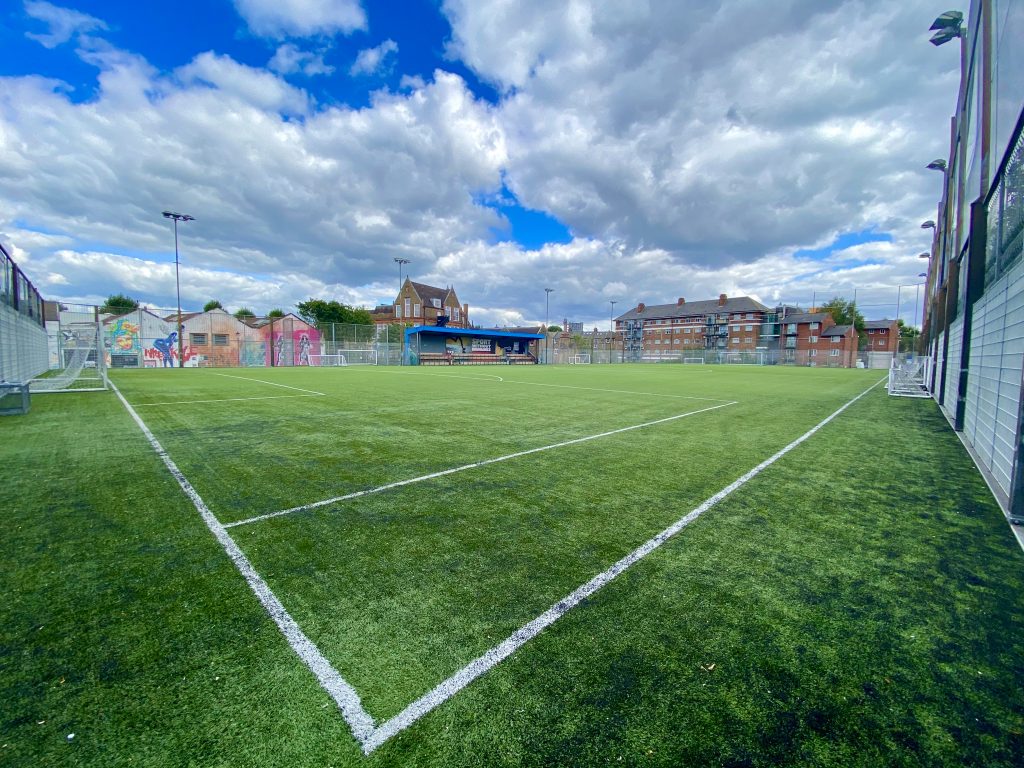 a large green field