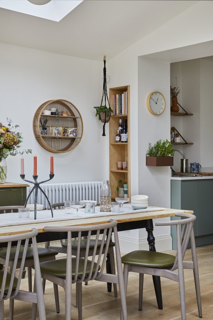 a dining room table