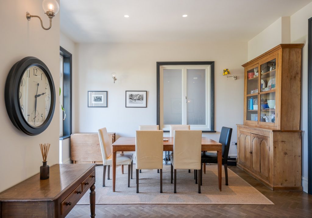 a dining room table