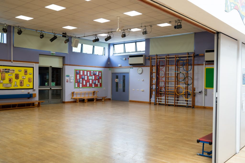a large room