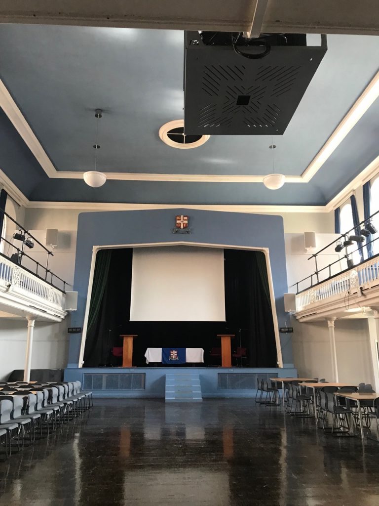 a large room