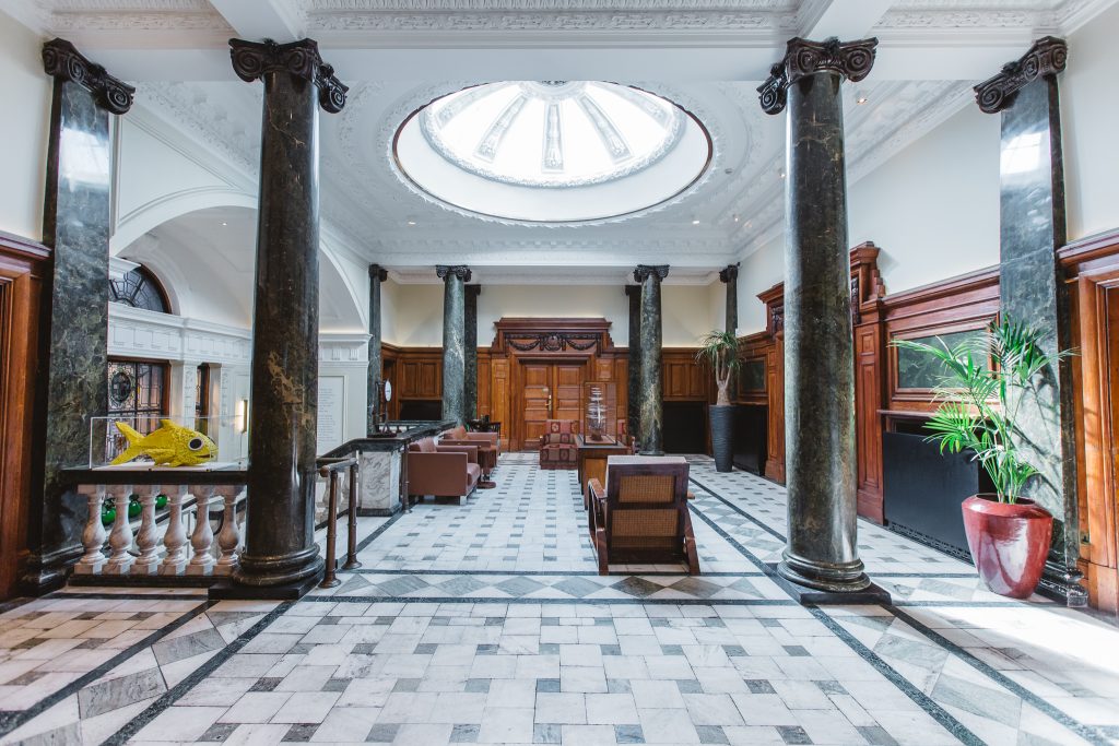 a large room