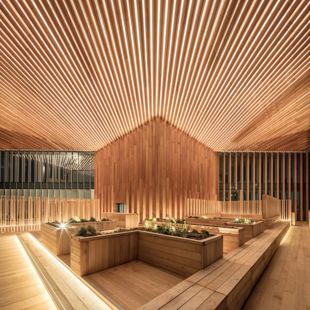 a large room