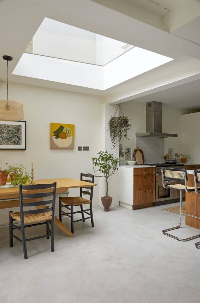a dining room table