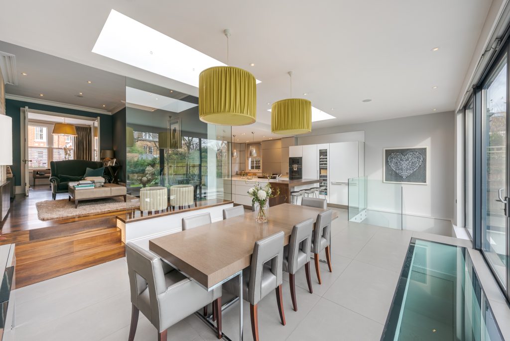 a dining room table