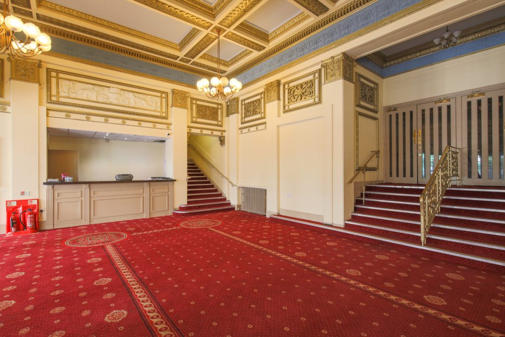 a large room