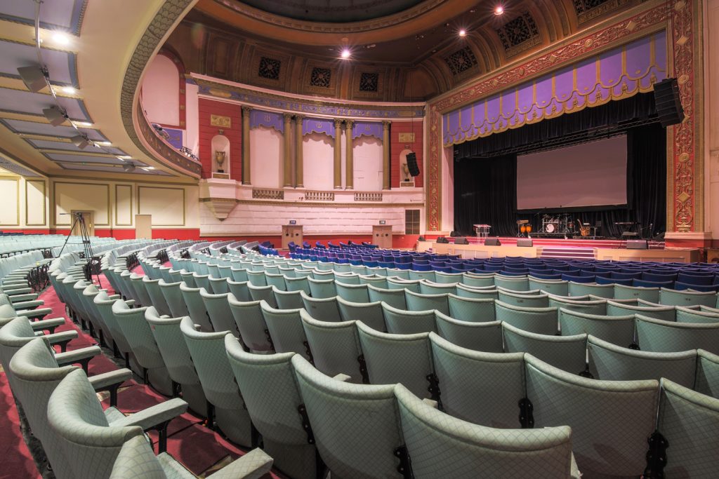 a large room