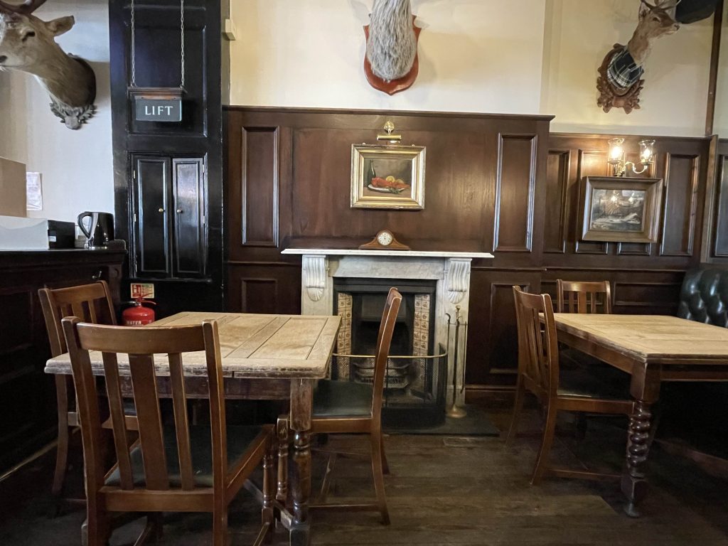 a dining room table