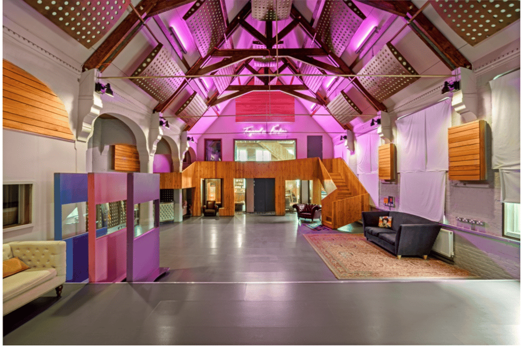 a large room