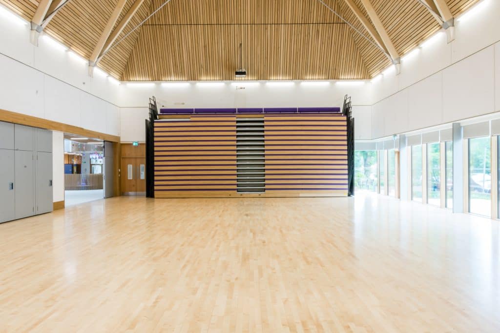 a large room