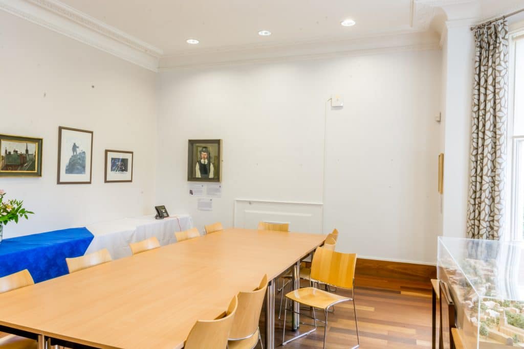 a dining room table