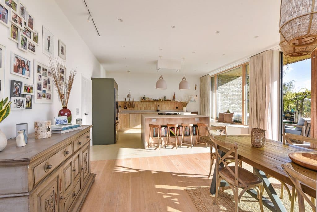 a dining room table