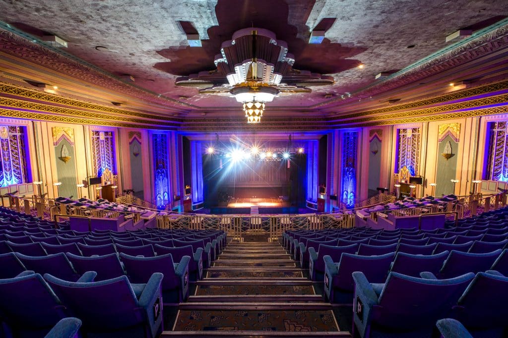 a large room
