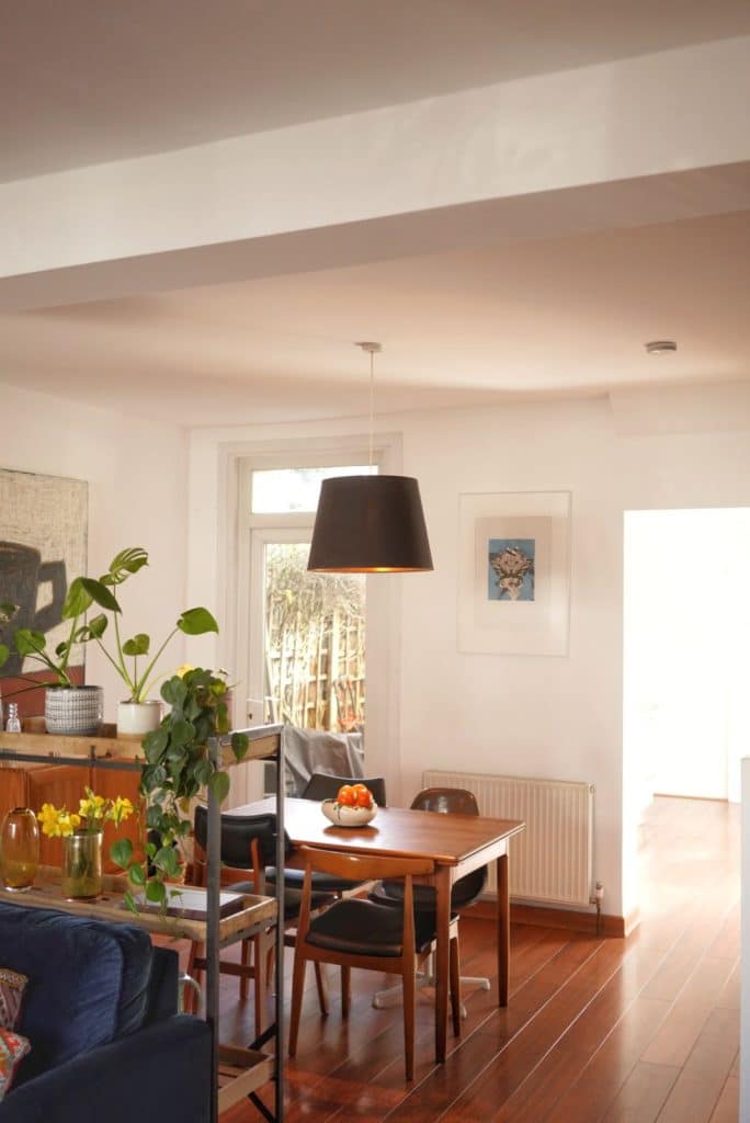 a dining room table