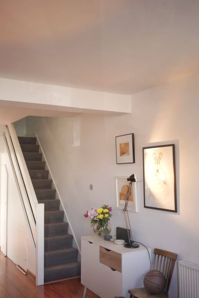 a view of a living room