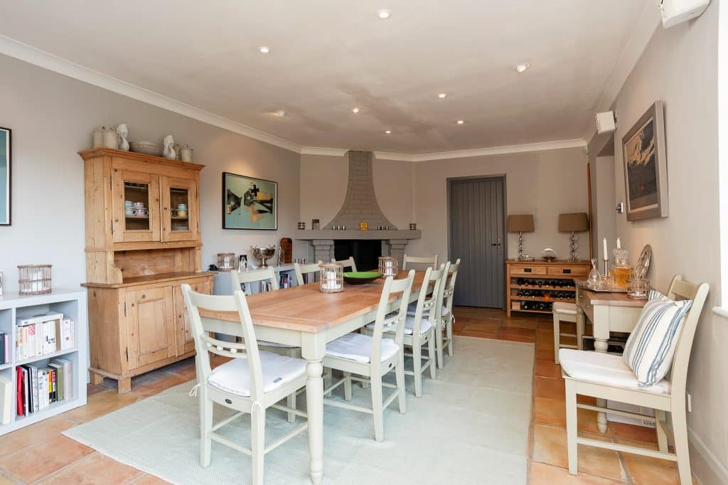 a dining room table