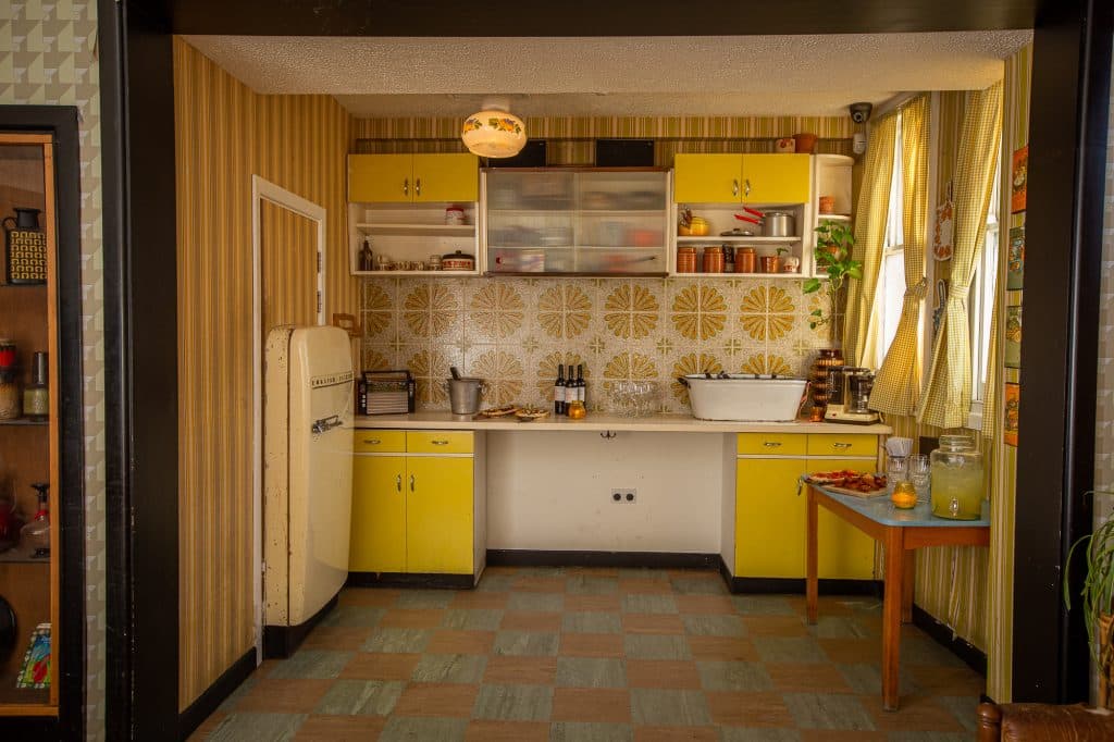 a store inside of a building