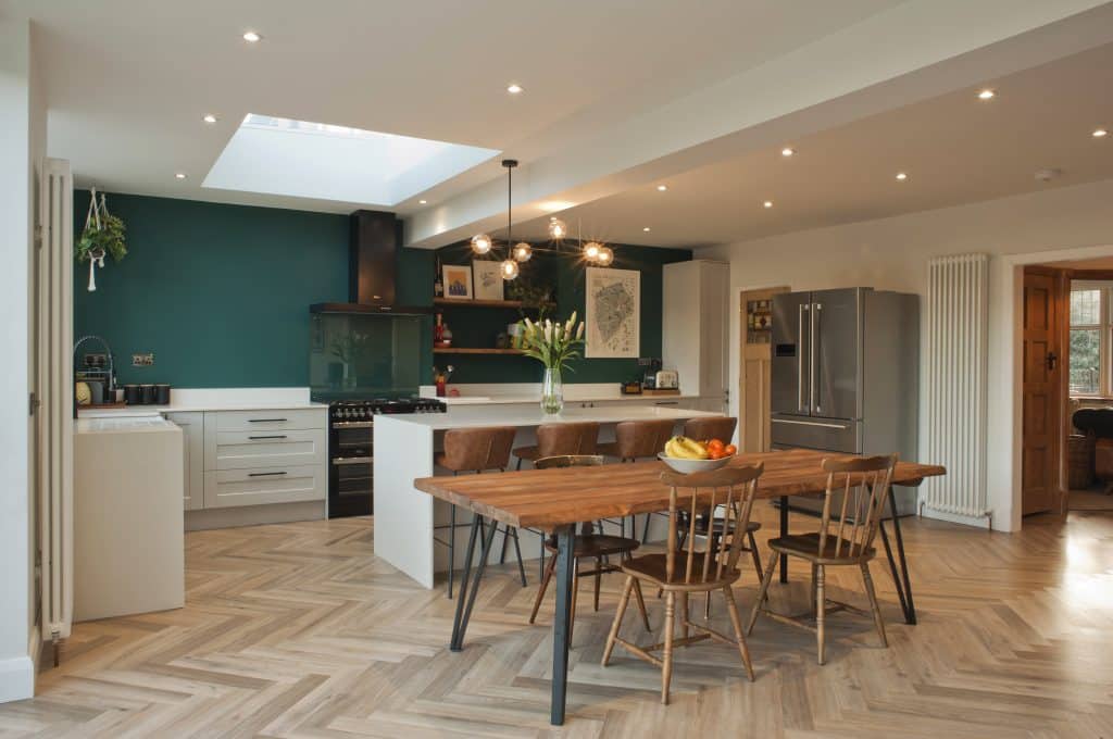 a dining room table