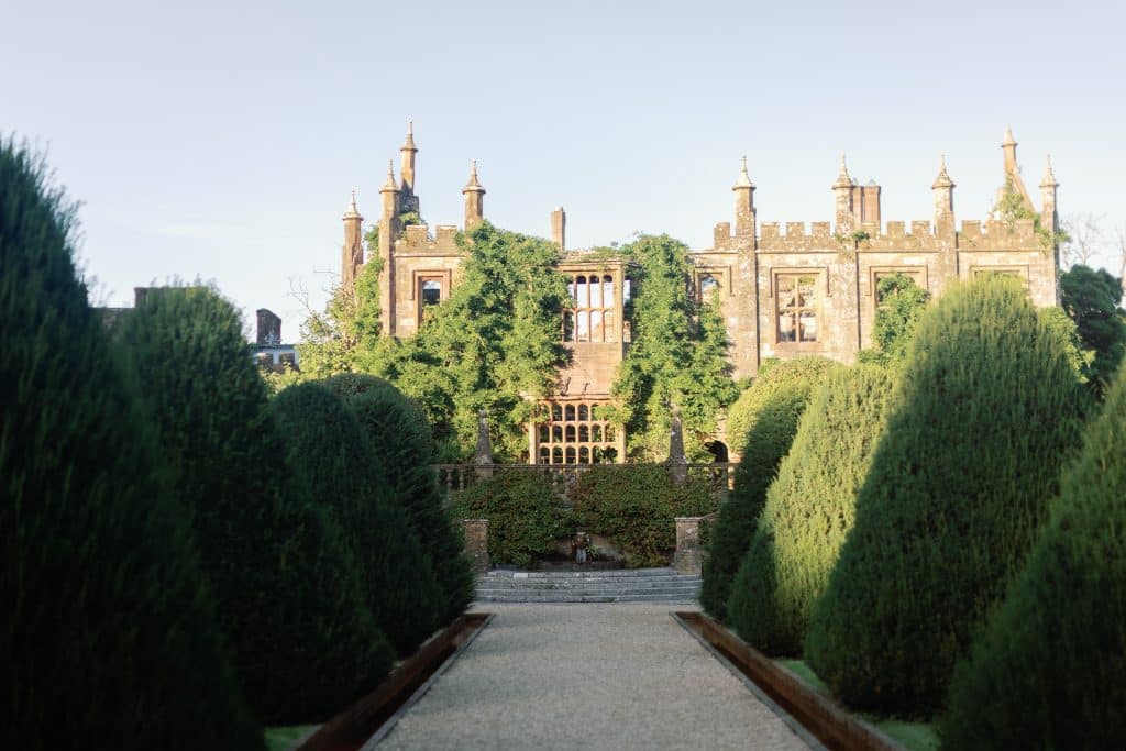 PARNHAM PARK Exterior from Yew Lawn