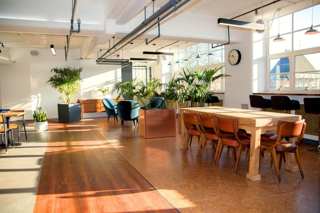 a dining room table
