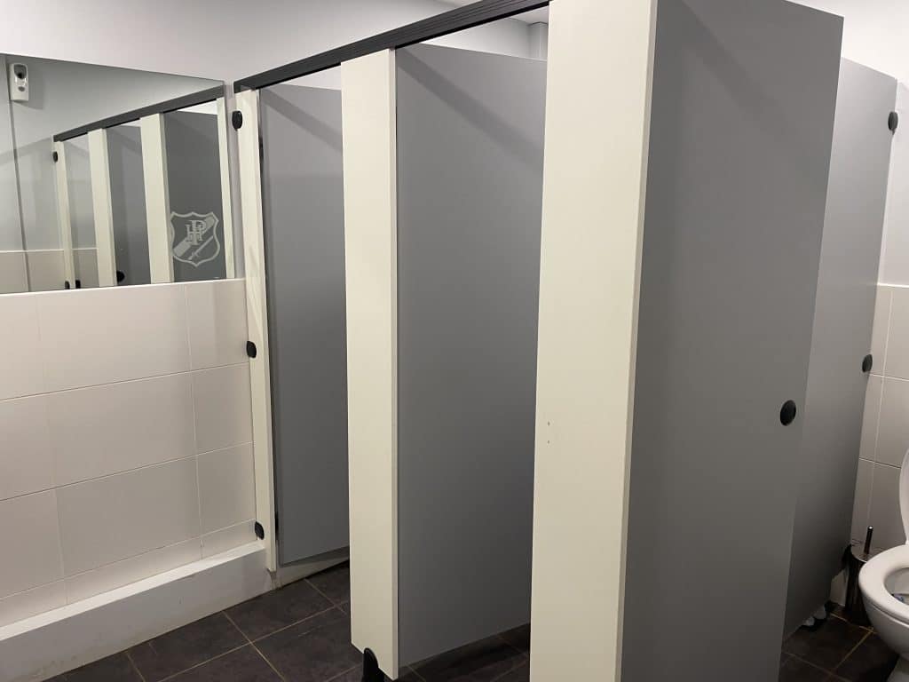 a view of the shower