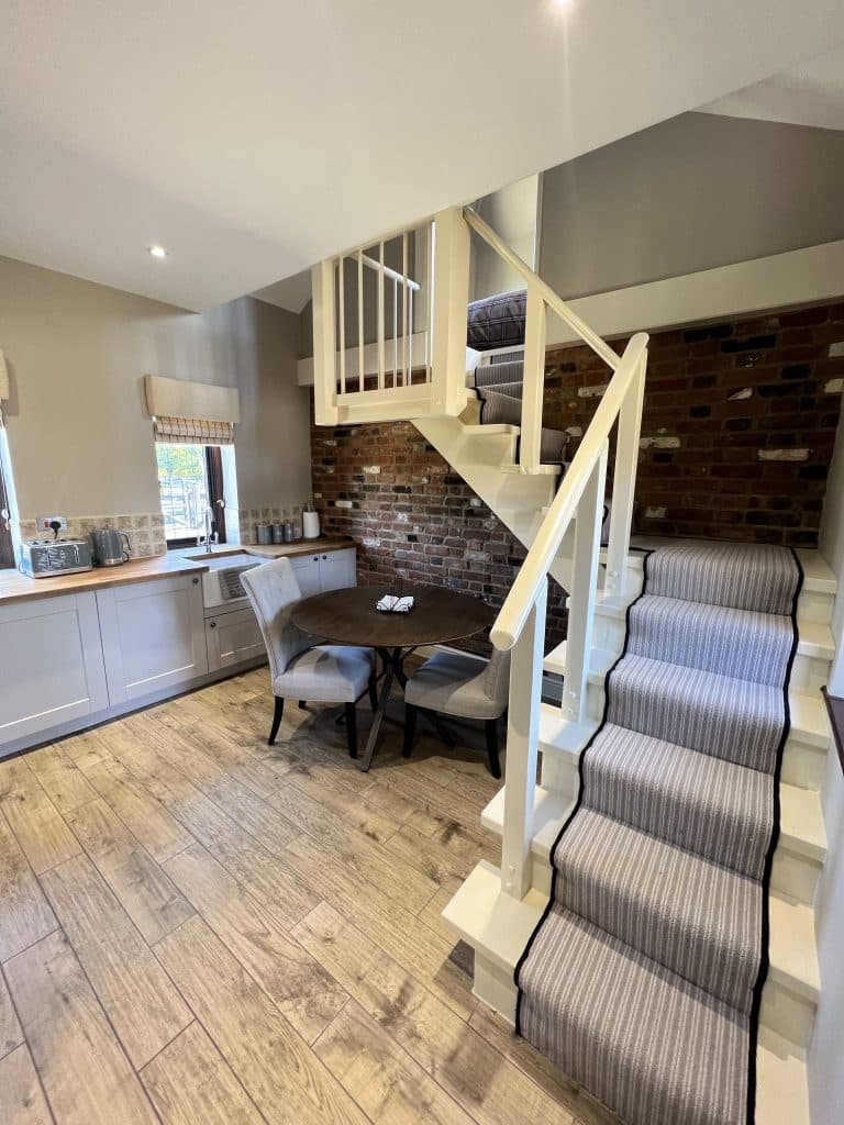 a room with a wooden floor