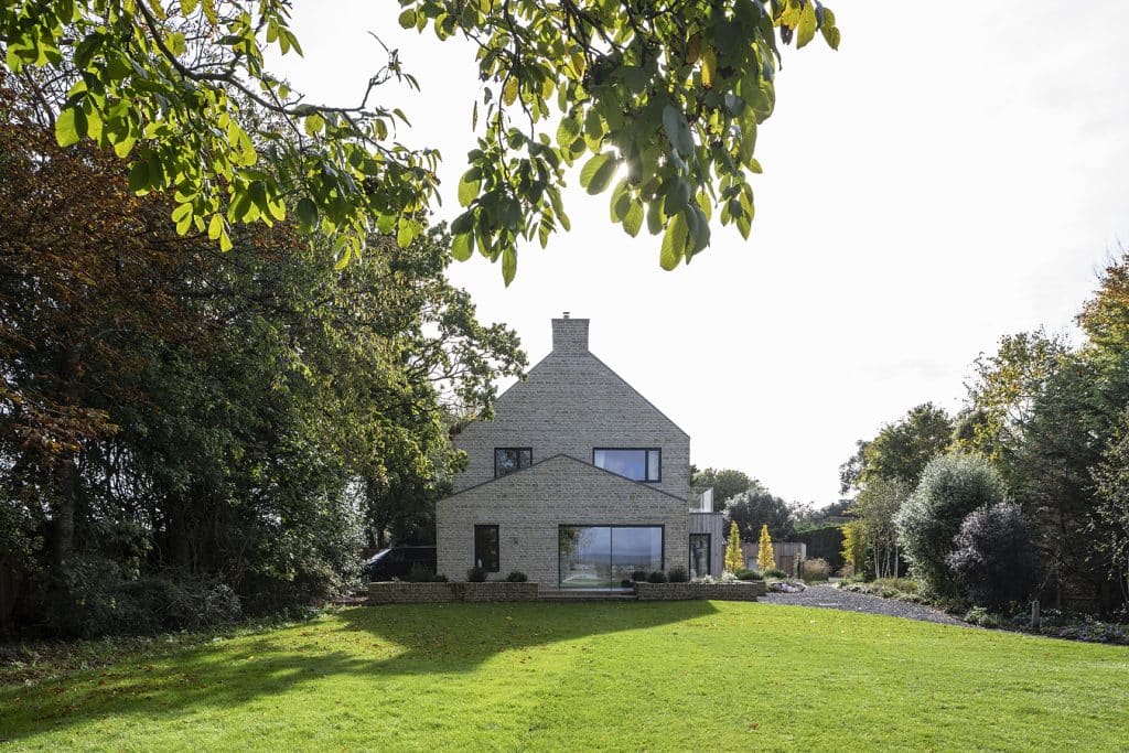 a large lawn in front of a house