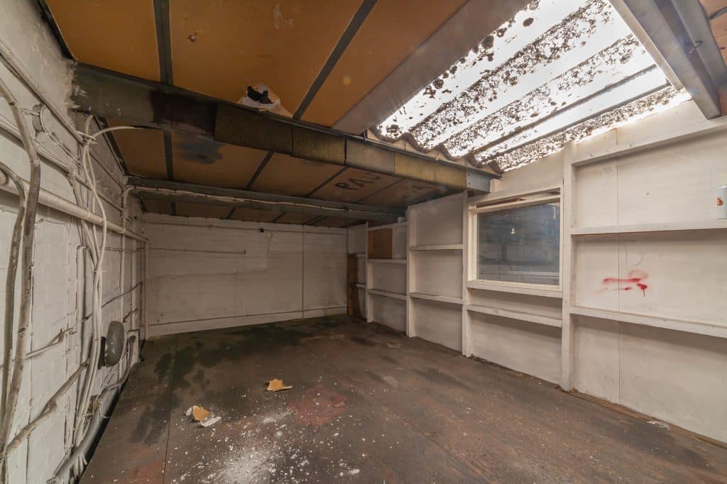 the inside of a building