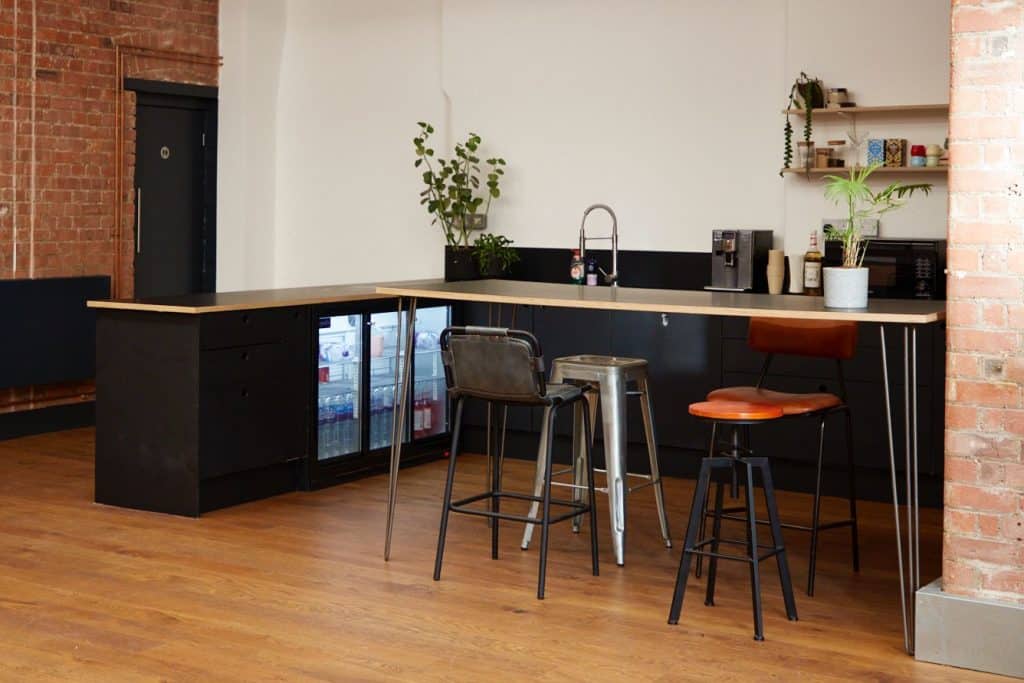 a room with a wooden floor