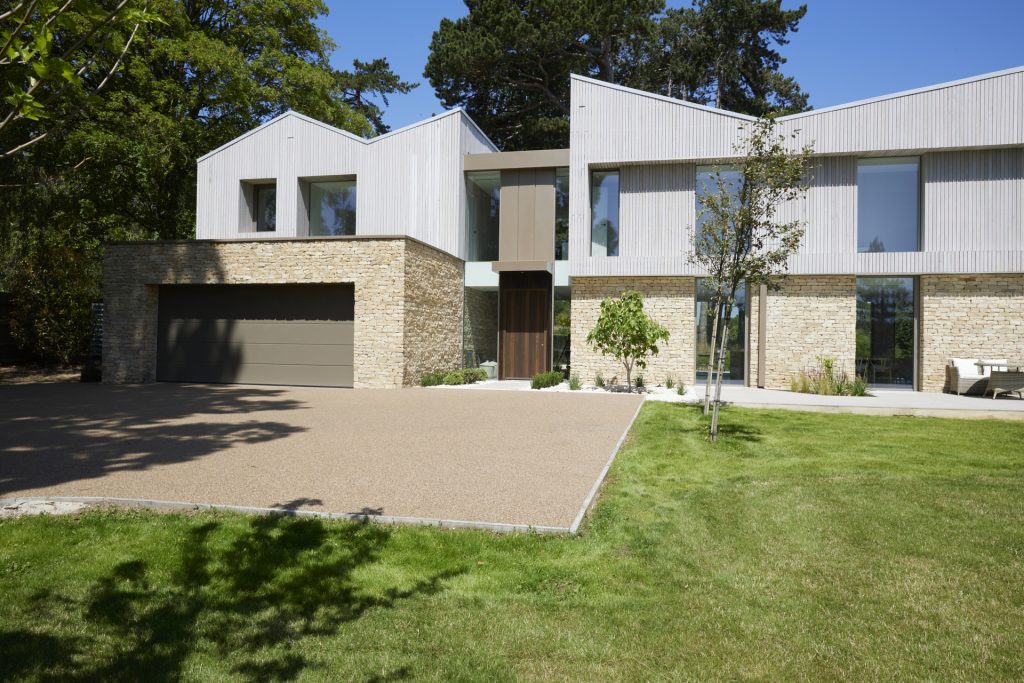 a large lawn in front of a house