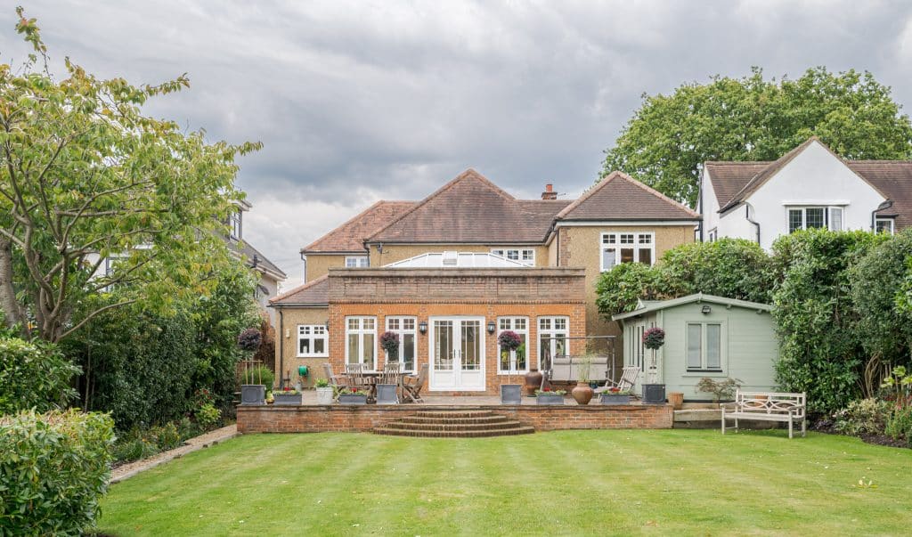 a large lawn in front of a house