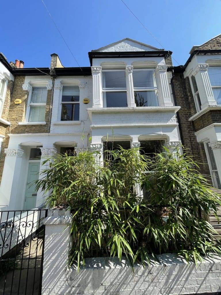 the roof of a building